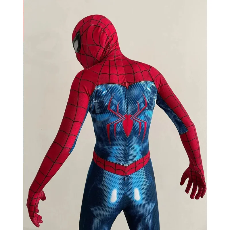 الكبار الاطفال لا طريقة المنزل Spidercosplay خارقة تأثيري حلي كامل ارتداءها Zentai الجلد الثاني دعوى الرجال بذلة الحفلات