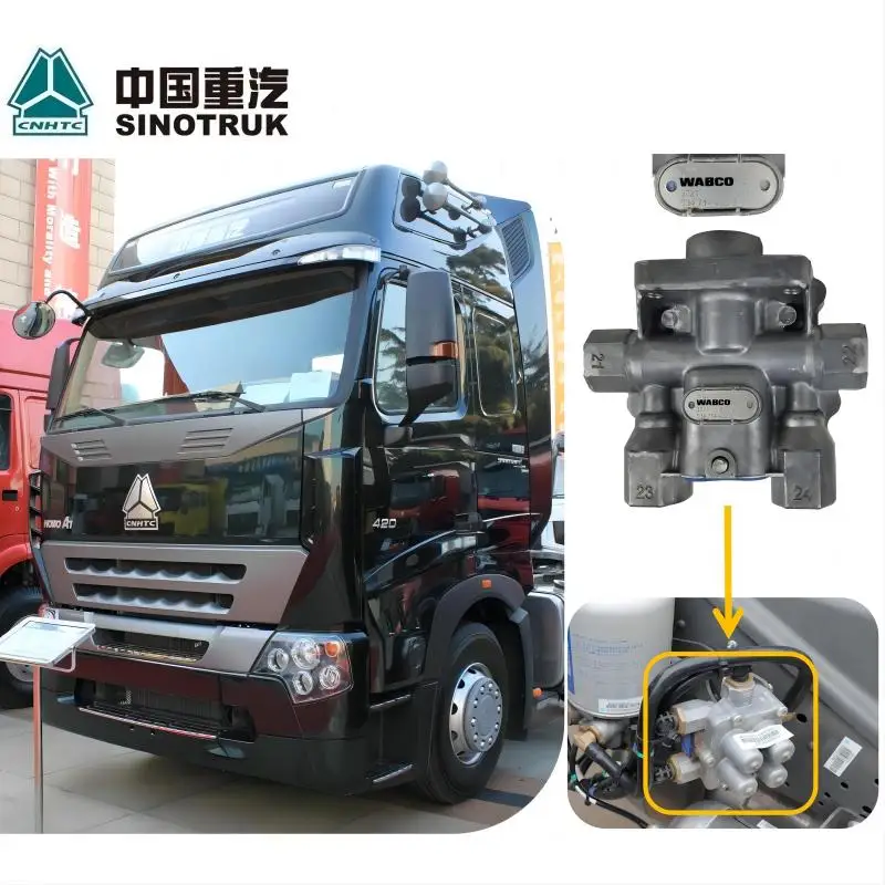 

HOWO A7 Truck Parts Original WABCO Four Circuit Protection Valve 9347144030 For SINOTRUK Chassis Parts HOWO Chassis Parts