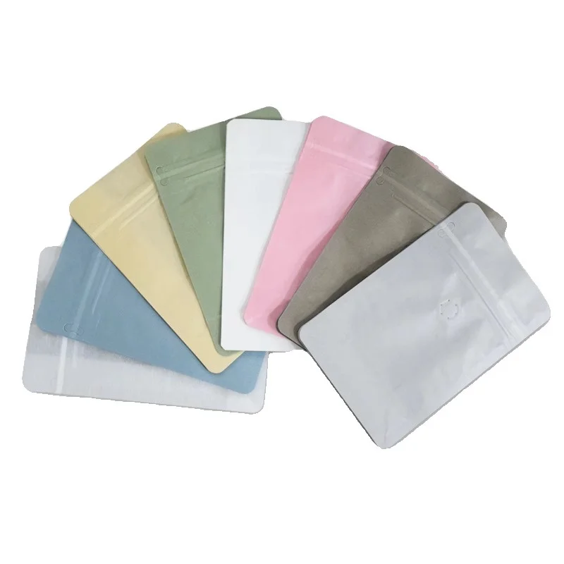 StoBag 50 قطعة 250 جرام أكياس حبوب البن الورقية القطنية الملونة التعبئة والتغليف مع صمام مختوم لتخزين مسحوق المكسرات الحقائب القابلة لإعادة الاستخدام