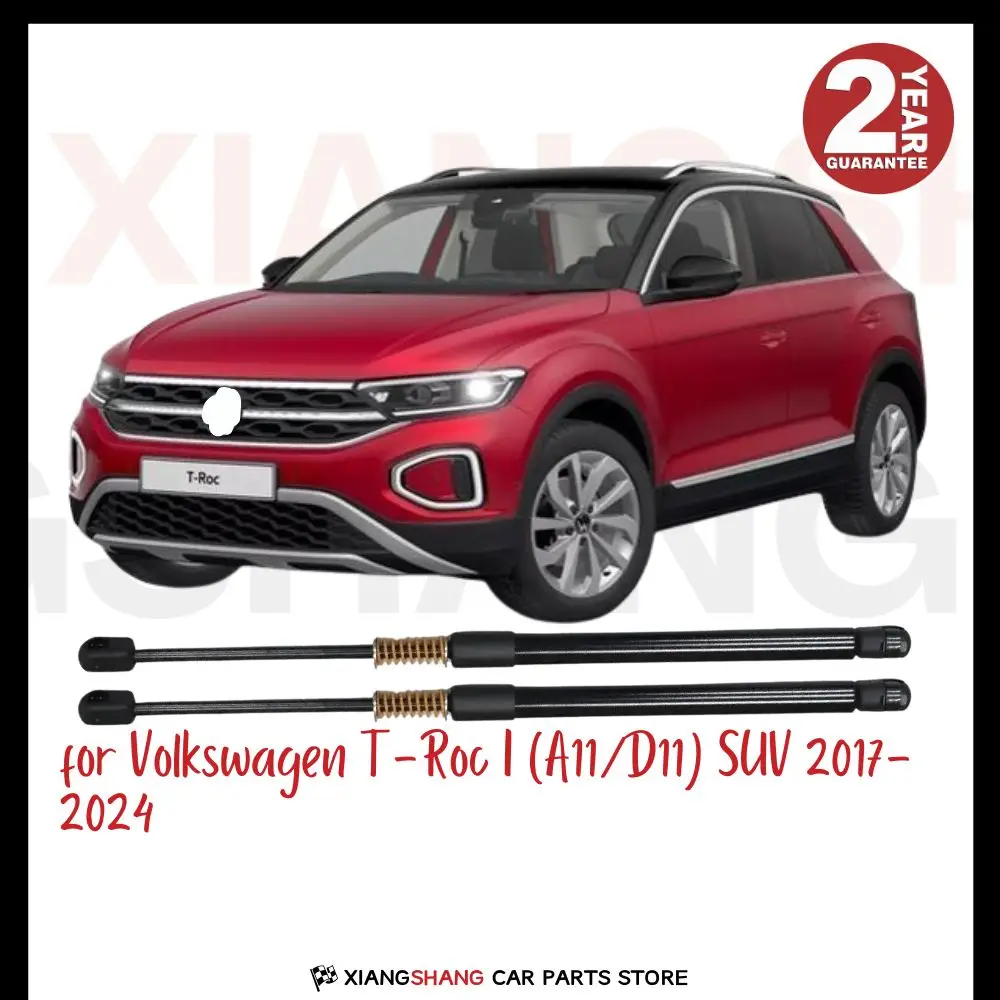 

2pcs Rear Tailgate Damper for Volkswagen T-Roc I (A11/D11) SUV 2017-2024 Tailgate WITH SPRING Trunk Boot Gas Charged Gas Struts