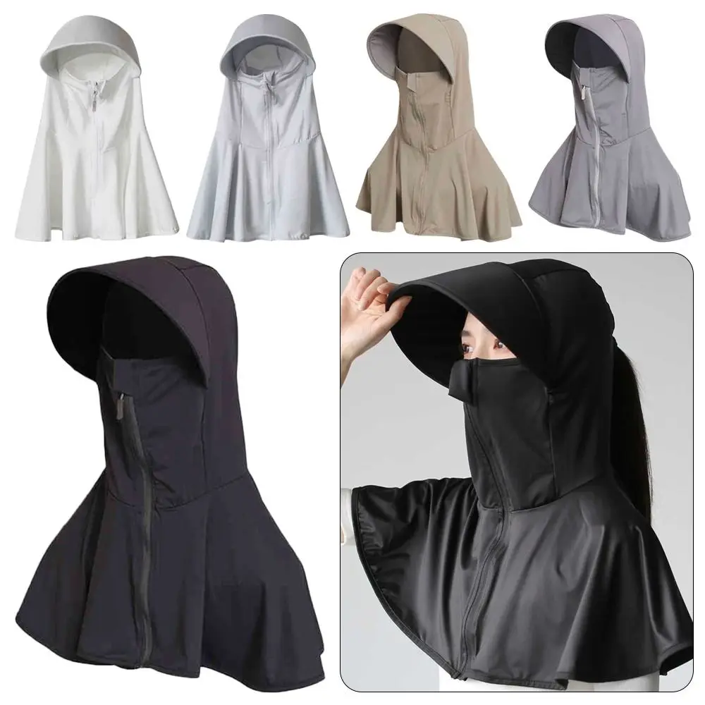 

Comfortable UPF 50+ Sun Hat UV-resistant Breathable Sunscreen Hat Face Neck Flap Cover Cycling Shawl for Men/Women