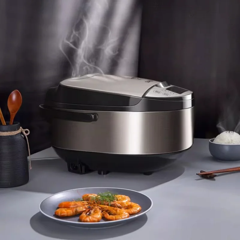 5L Large Capacity Smart Multifunctional Rice Cooker Spherical Pot Wood-Fired Flavor Electric Rice Pot for Home Use