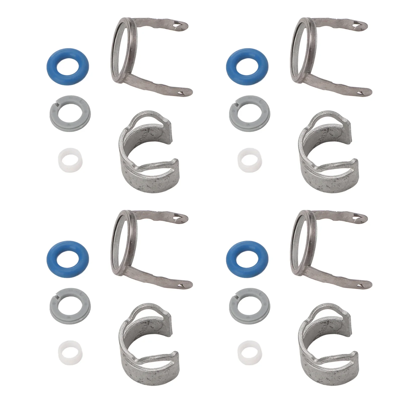 4 Sets Fuel Injector Retaining Bracket O Ring Seal Kit 06D998907 for A3 Hatchback A4 Saloon A6 Avant TT Roadster