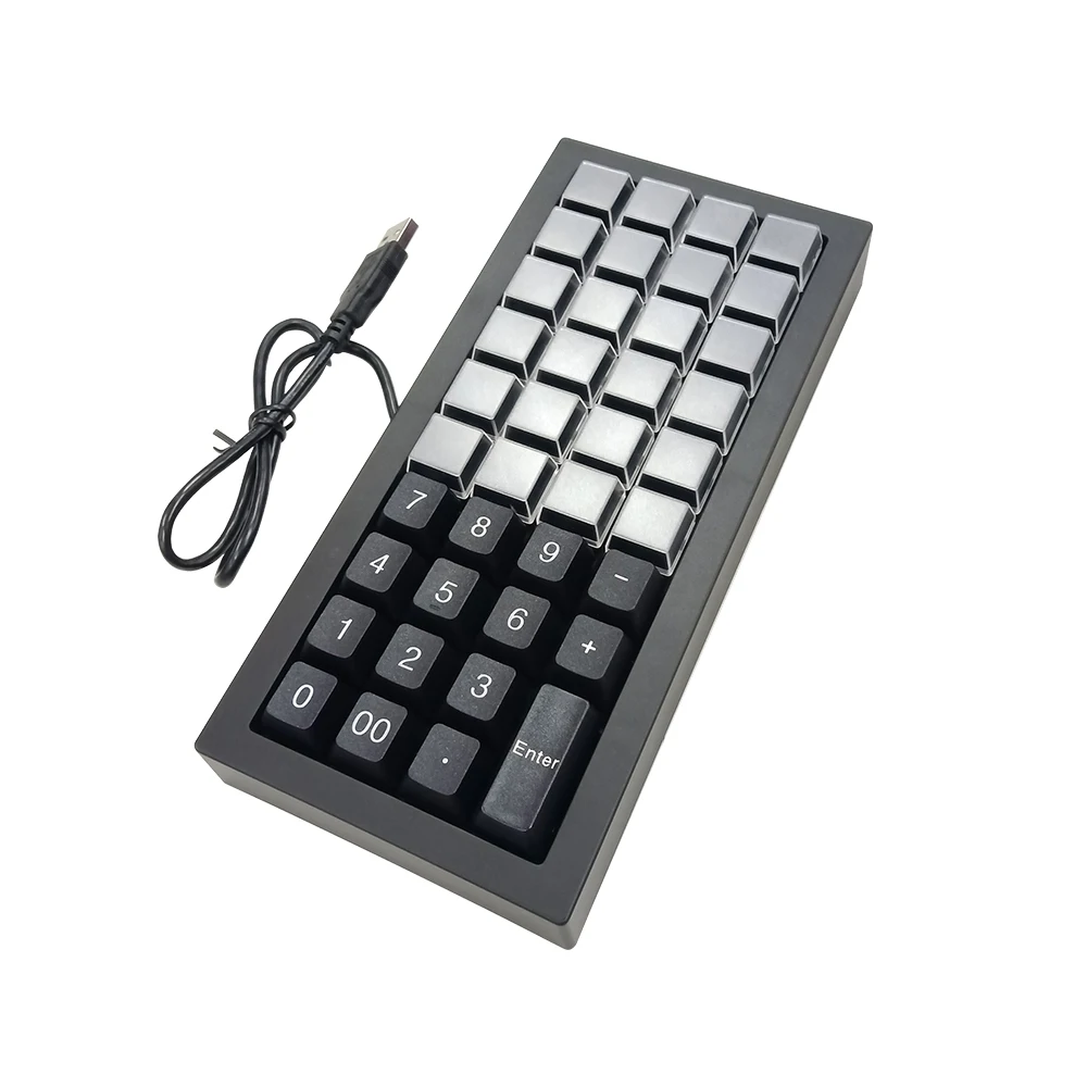 40 Keys High Quality Mechanical POS Programmable Keyboard KB40 With Magnetic stripe cards