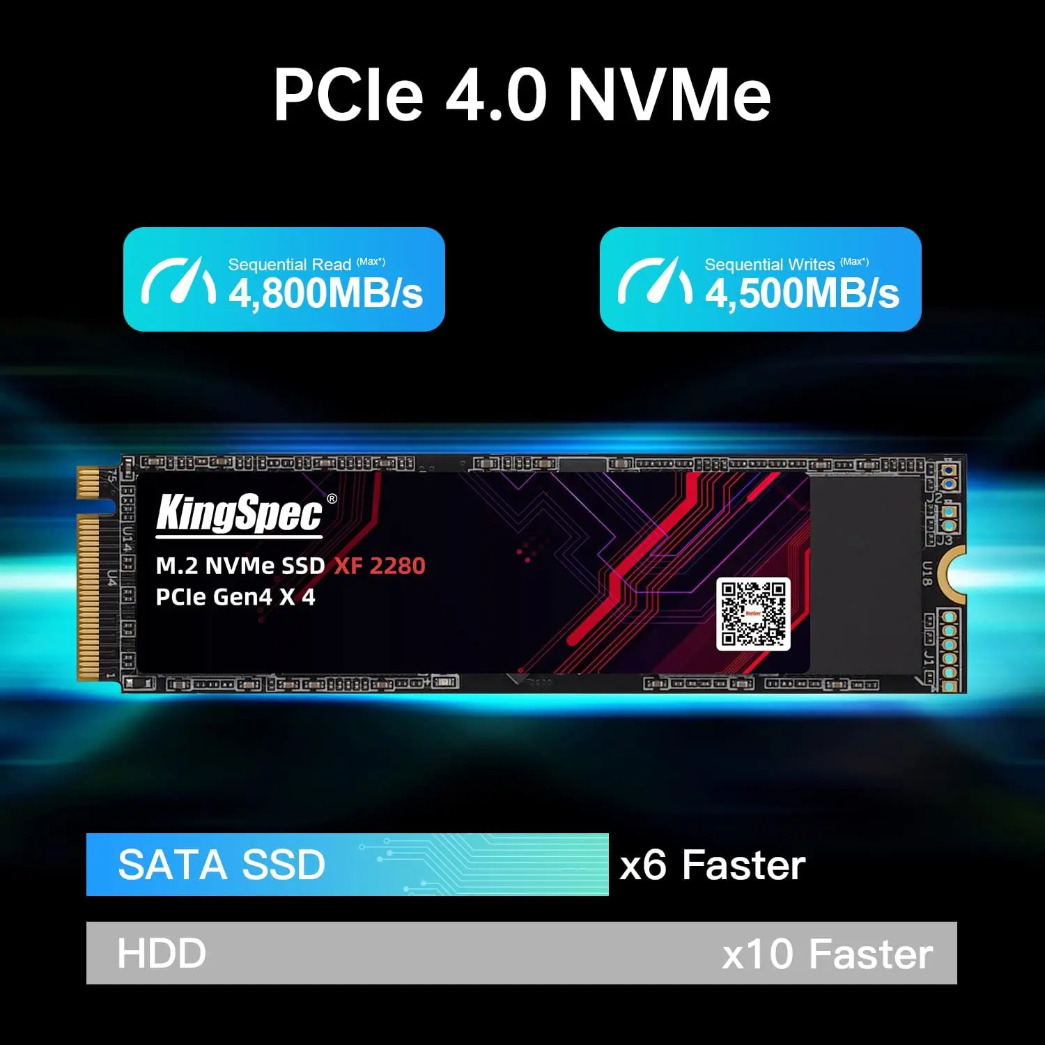 Imagem -03 - Kingspec-unidade de Estado Sólido Interna Disco Rígido para Desktop Ps5 Ssd m2 1tb 2tb Nvme M.2 2280 Pcie 4.0 512gb hd Nmve Gen4