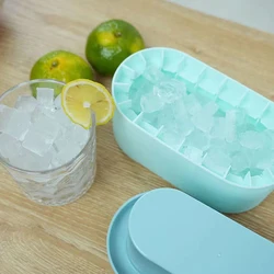 Large Silicone Ice Cube Mold Round Ice Bucket Summer Homemade DIY Refrigerator Freeze Ice Maker Ice Kitchen Bar Cube Mold Tools