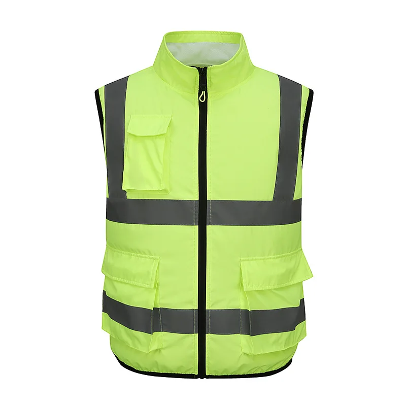 Cross-Border Summer Air Conditioning Room Clothes Outdoor Cooling Belt Reflective Stripe Cooling Jacket Vest Construction Site N