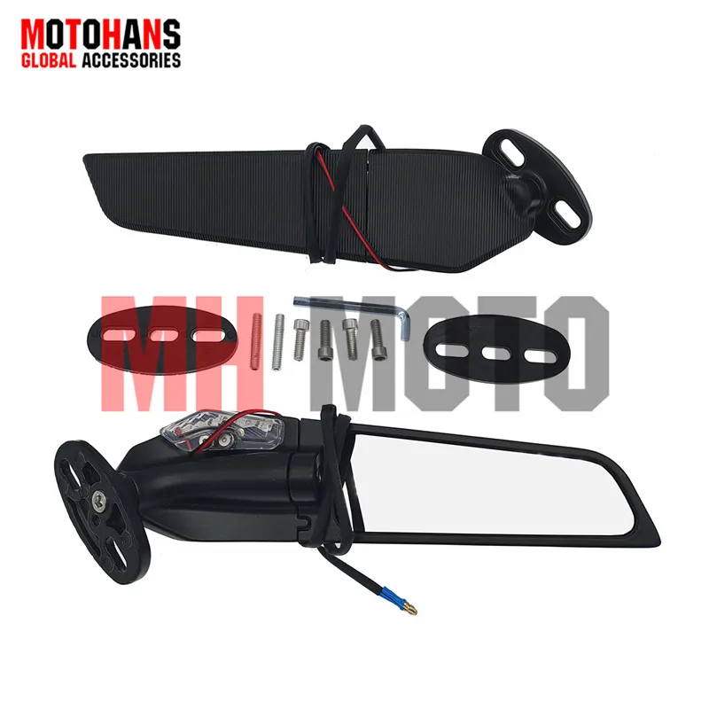 

MOTORCYCLE UNIVERSAL ALLOY RACING MIRROR 156MM WITH LIGHT FOR YAMAHA NMAX R25
