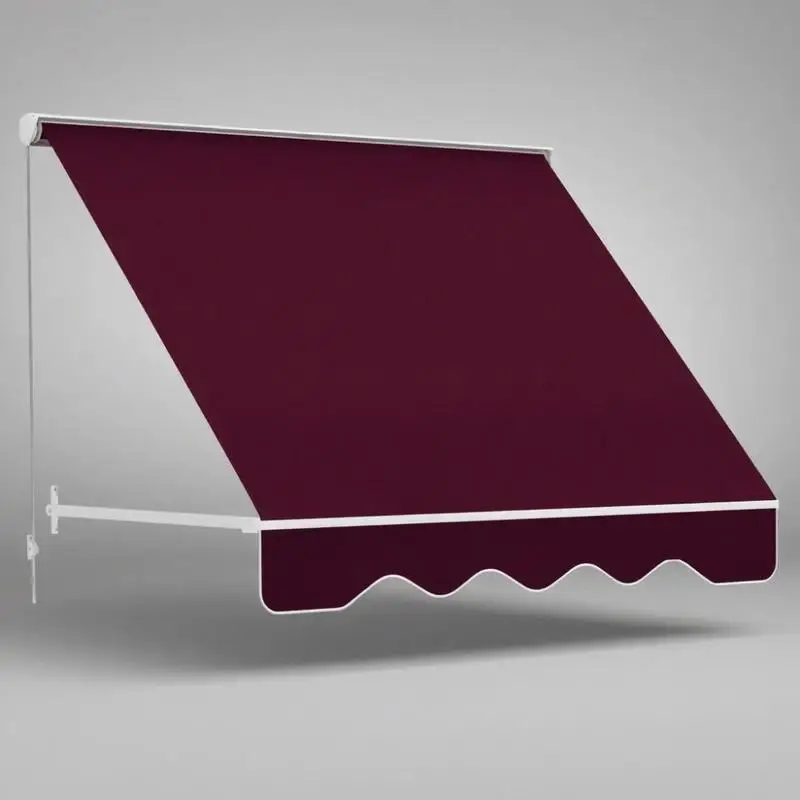 

Ручной выдвижной оконный тент, солнцезащитный козырек для использования на открытом воздухе в патио и балконе