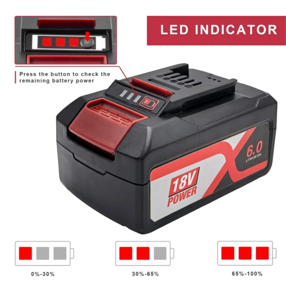 100%新品 18V PXC1830 6.0Ah 交換用バッ - Power Xchange Tools のレビューと価格