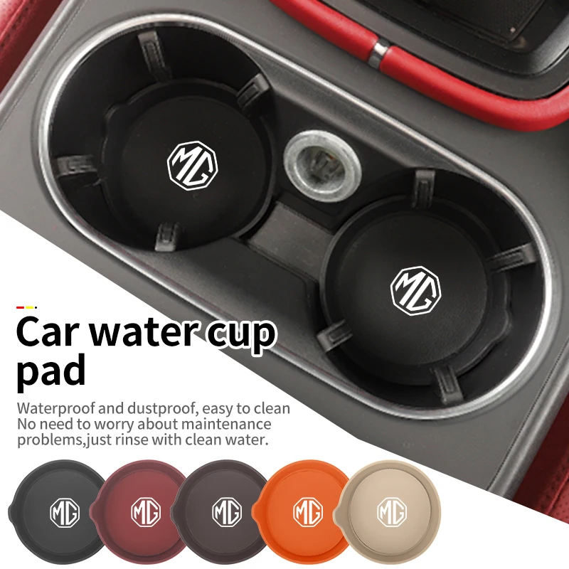 Car Silicone Coaster Water Cup Mat Console Drink Pad Accessories For Morris Garages MG 6 3 5 7 TF ZR ZS HS GS GT Hector RX5 RX8 view 3