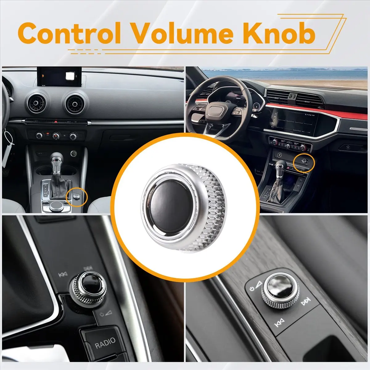 Super Sale Control Volume Knob for Audi A4 B8 S4 A5 S5 Q5 8T0919070B MMI Adjust Rotary