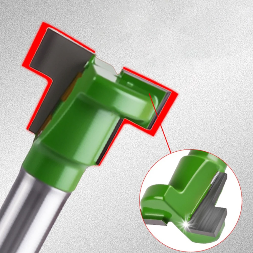 

Jig Making Cutter T Slot Router Bit For Jig Making Green Keyhole Hanging Capability Suitable For MDF And Chipboard