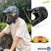 BATFOX-casco de cara completa para bicicleta de montaña, cascos de ciclismo todoterreno para adultos y jóvenes, protección de seguridad deportiva, para carreras y montaña