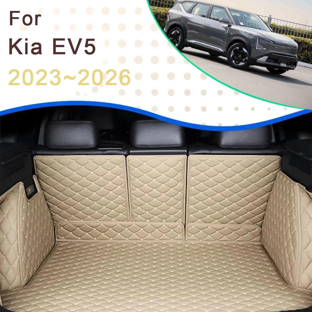 Car Trunk Cargo Liner For Kia EV5 OV 2023 2024 2025 2026 Waterproof Rug Rear Boor Mat Carpets Storage Pad Auto Accessories