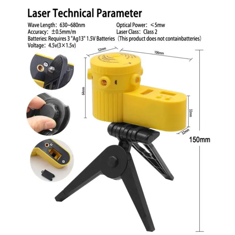 Poziom lasera punkt/linia/Laser podczerwony krzyżowa poziom lasera metr samopoziomujący profesjonalna laserowa poziom lasera poziomica poziomy