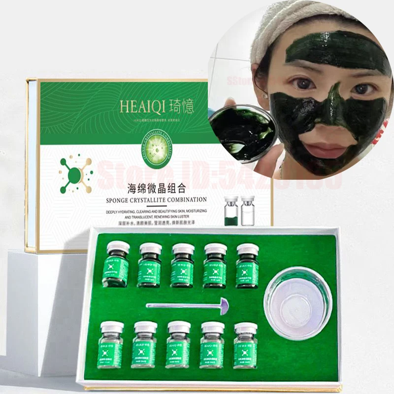 

2024 Hot Content 70% Sponge Microcrystal Freeze-dried Powder DIY Facial Mask Natural Seaweed Bone Plant Extract Mask Facial Care