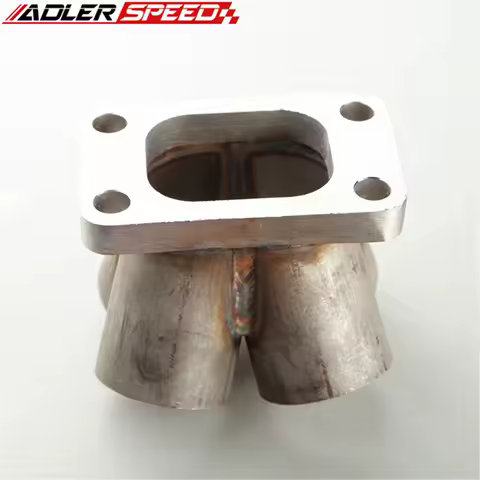 Stainless Steel 4 Cylinder Turbo Manifold Merge Collector T3 T3/T4 Flange