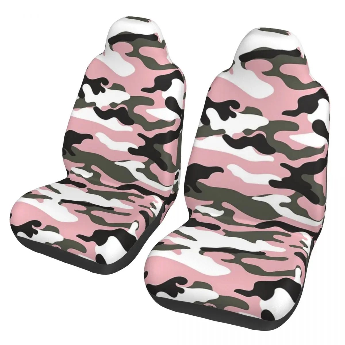 

Военный камуфляжный узор для девочек, текстура, отряд, фон 2, чехлы на передние автомобильные сиденья для автомобилей, внедорожников, универсальные защитные аксессуары