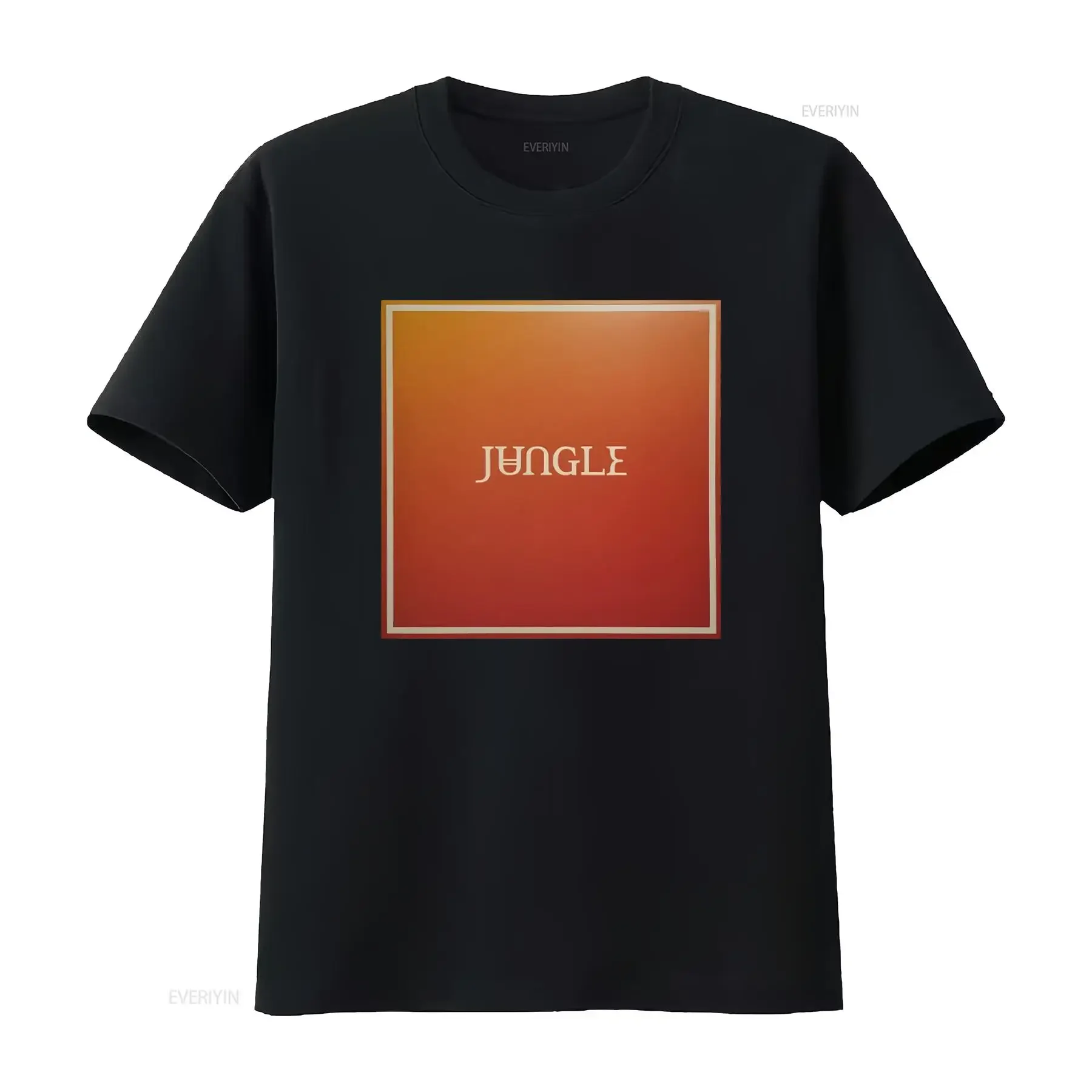 Jungle Album Cover Ultra Cotton T Shirt Volcano Band Print vintage Washed Casual Top For Everyday Wear Breathable Soft Stylish