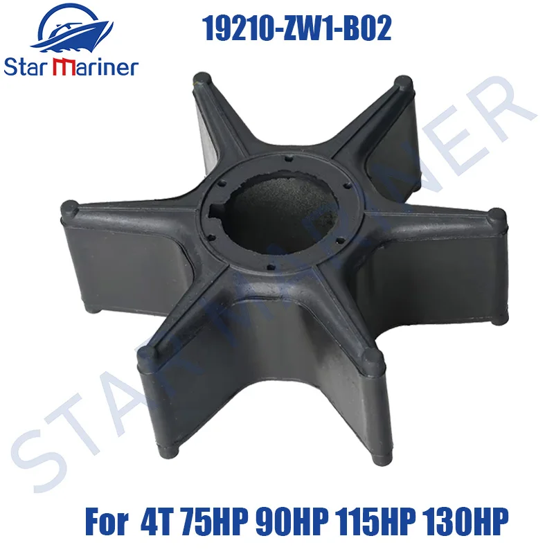 19210-ZV4-651 Water Pump Impeller For Honda Outboard Motor 8HP 9.9HP 15HP 75HP 90HP 115HP 130HP 19210-ZW1-B02 Sierra 18-3247