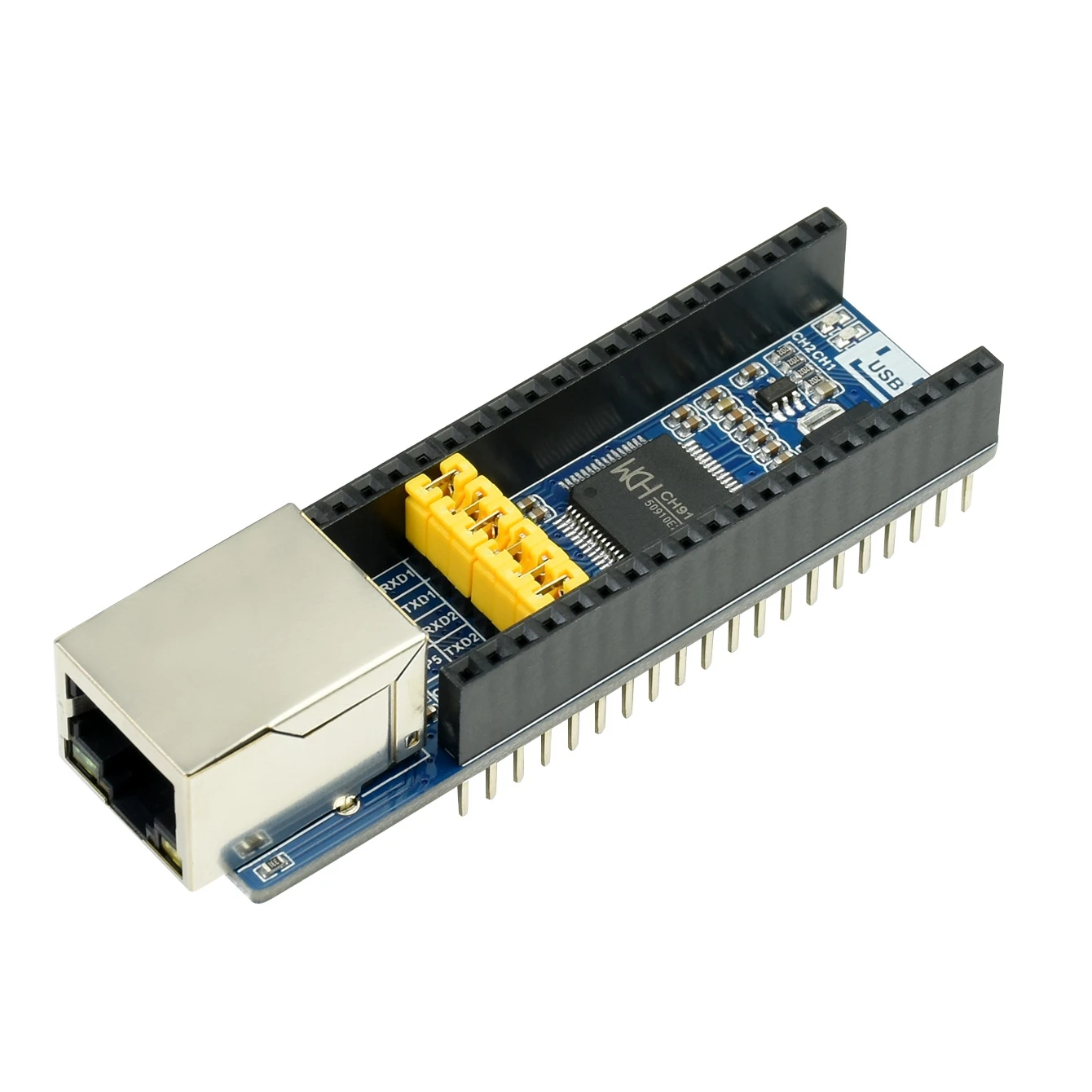 Factory direct sales Ethernet to UART Converter Raspberry Pi Pico 10 or 100M Ethernet to UART Converter