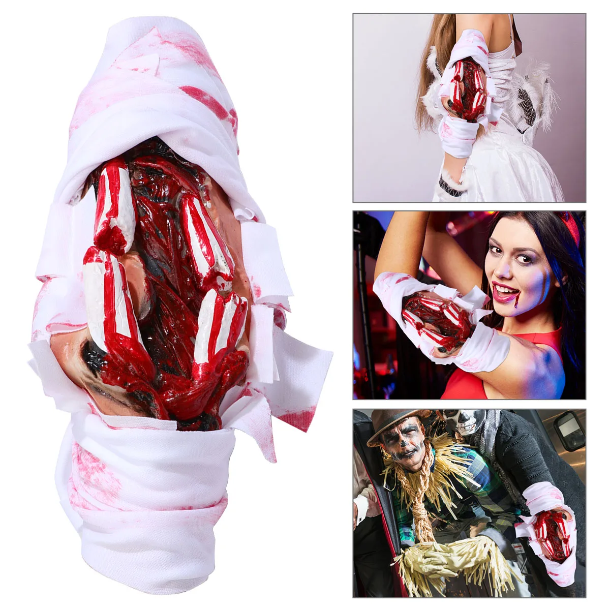 

Blood Props Scary Decorations Party Gauze Halloween Accessory Creepy Trick ToysHaunted House Theme Restaurant Secret Room