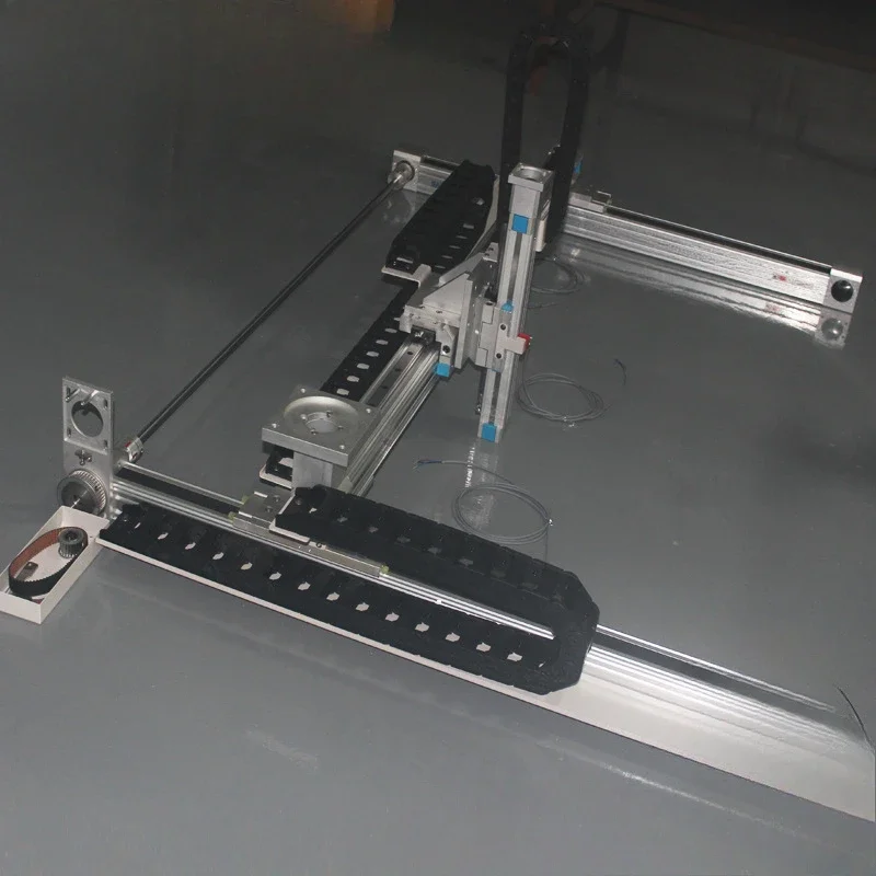 Industrial linear motion module, electronically controlled slide rail vertical three-axis slide