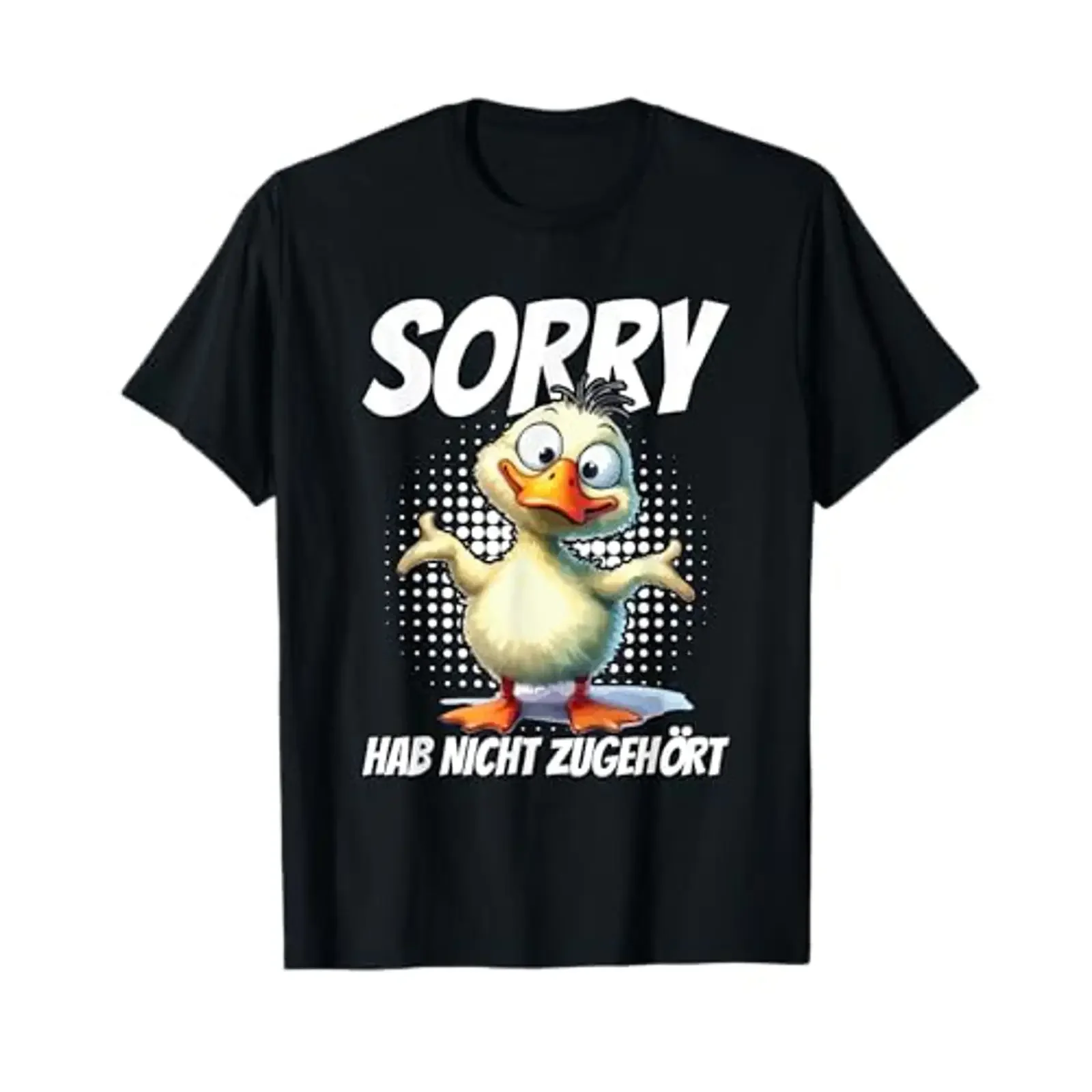 Sorry Hab Nicht Zuhören Ente Humor Lustig Spruch Camiseta vintage Washed Stylish graphic Versatile Breathable Unisex Soft