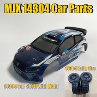 MJX 14304 POLO RC Drift Pull Car Parts Original Car Shell Lamp Set 14304 Rally Tire Accessories