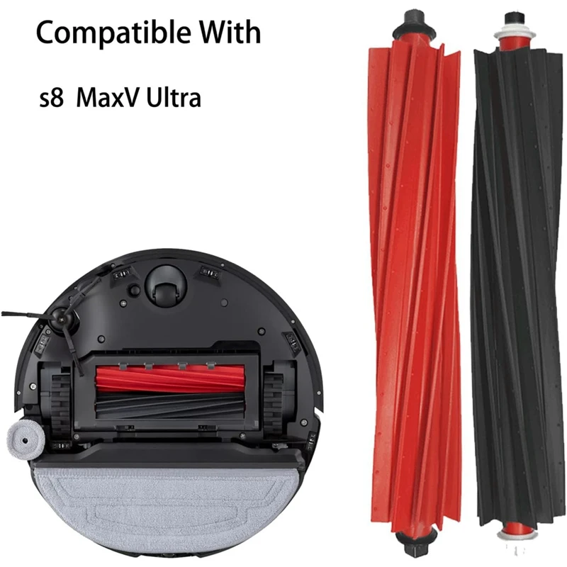 สำหรับ roborock S8 MaxV อัลตร้า & S8สูงสุดหุ่นยนต์ทำความสะอาดแบบลูกกลิ้งแปรงด้านข้างตัวกรอง HEPA ม็อบอุปกรณ์เสริมแผ่นรองถูพื้น