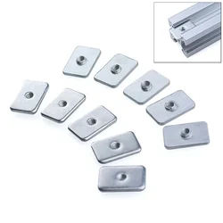 50Pcs/Lot M3 M4 M5 T-Nut Zinc Plated Tee Nut for V-Slot T-Slot Aluminum Profile 3D Printer Parts