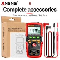 ANENG M109 Multimeter Smart Voice Broadcast 4000 Counts Current Voltage Meter NCV Capacitance Coutinuity Electrical Tester Tools