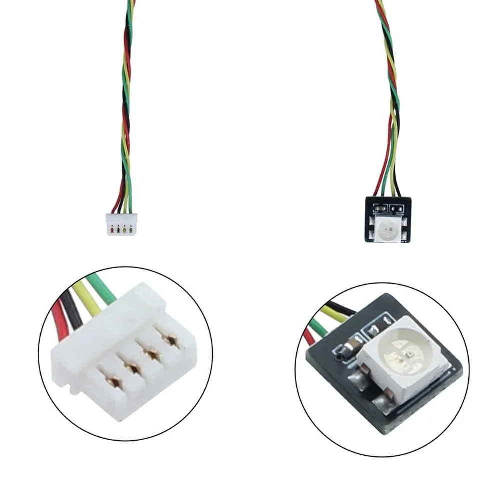 LeD Light Board For Bambu Lab Cyberbrick 3D DIY Kit High Brightness Status Indicator With 4 Pin Connector Plastic Part Accessory