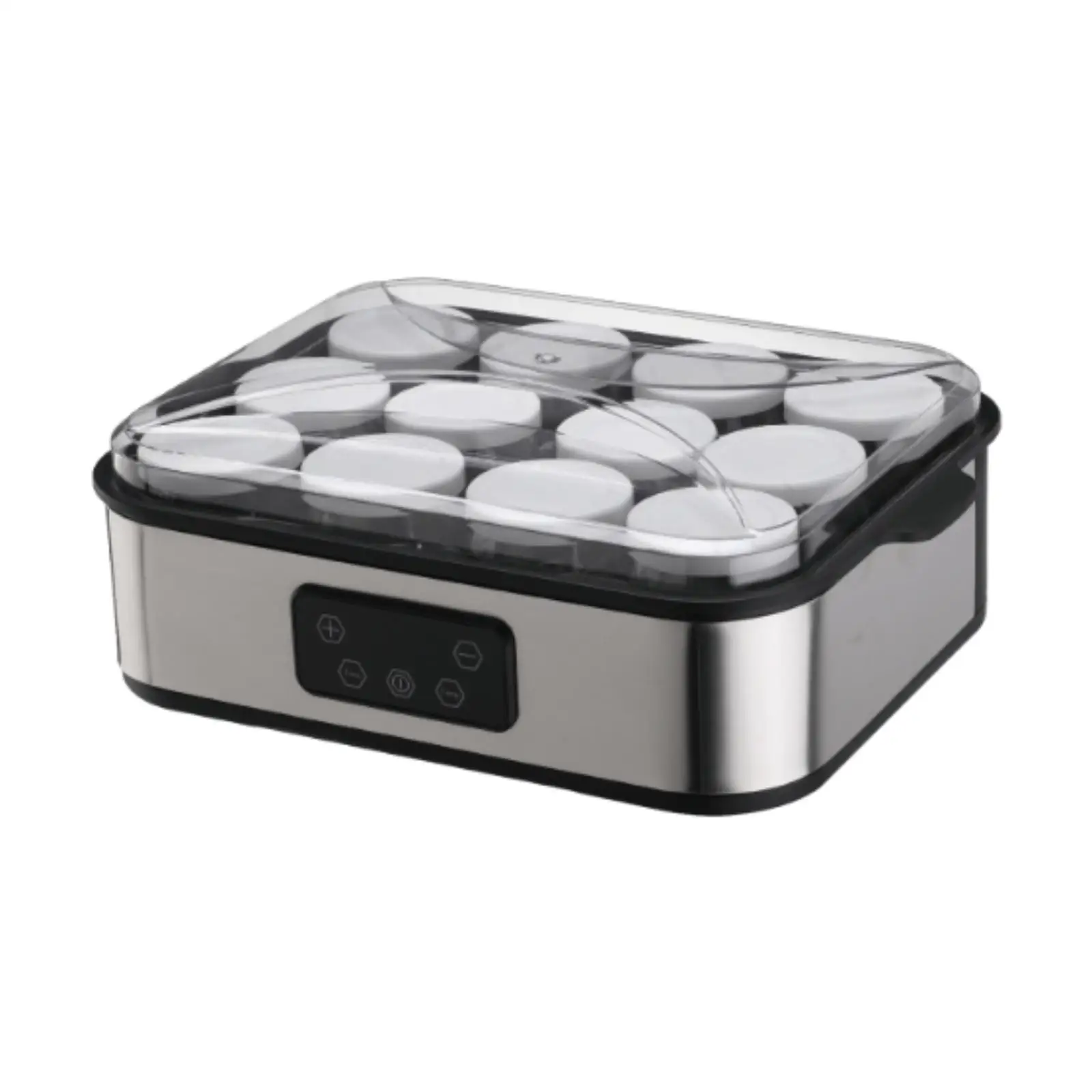 Jogurtownica Regulowana kontrola temperatury z 12 szklanymi słoikami na jogurty mleczne Impreza Easy Dairy Use Urządzenie kuchenne