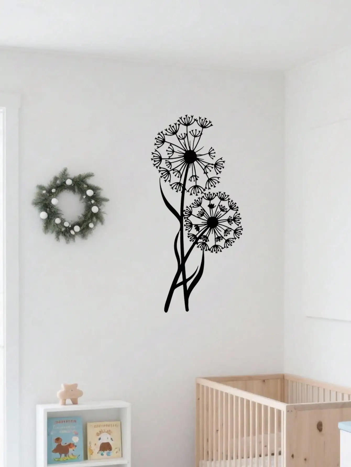 Flying Seed Dandelion Metal Wall Art, Creative Sculpture as Holiday & Housewarming Gift
