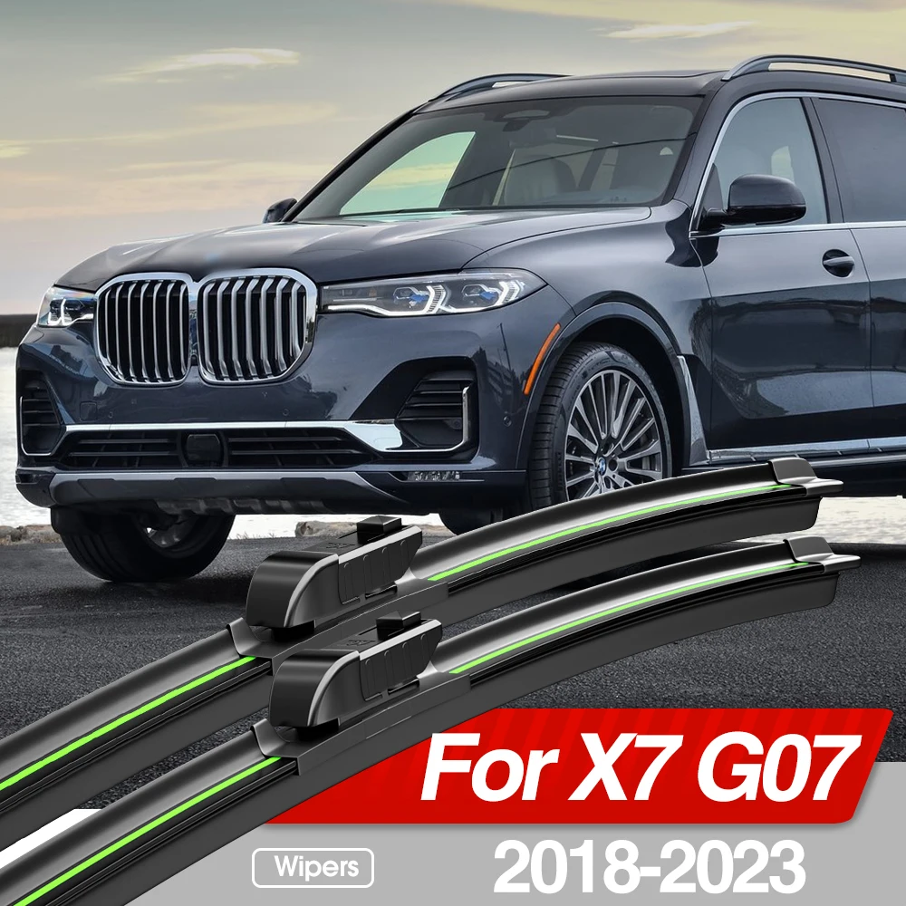 

For BMW X7 G07 2018-2023 Front Windshield Wiper Blades 2pcs Windscreen Window Accessories 2019 2020 2021 2022