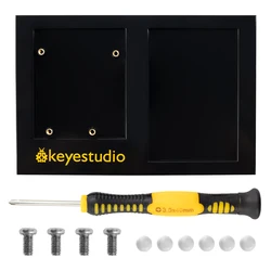 1PCS Keyestudio Supporto ABS Piattaforma Sperimentale Piastra Base per Arduino UNO R3 MEGA 2560 Supporto 400 Punti di Fissaggio Breadboard