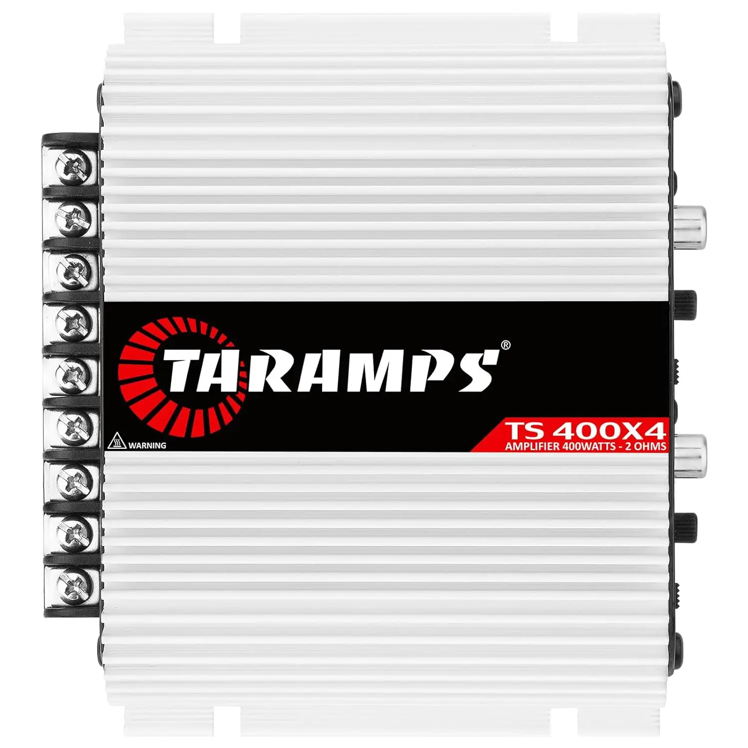 Taramps x2 TS 400x4 400W RMS 4-Ch Class D Car Amplifier, RCA Input, 2 Bridged Channels