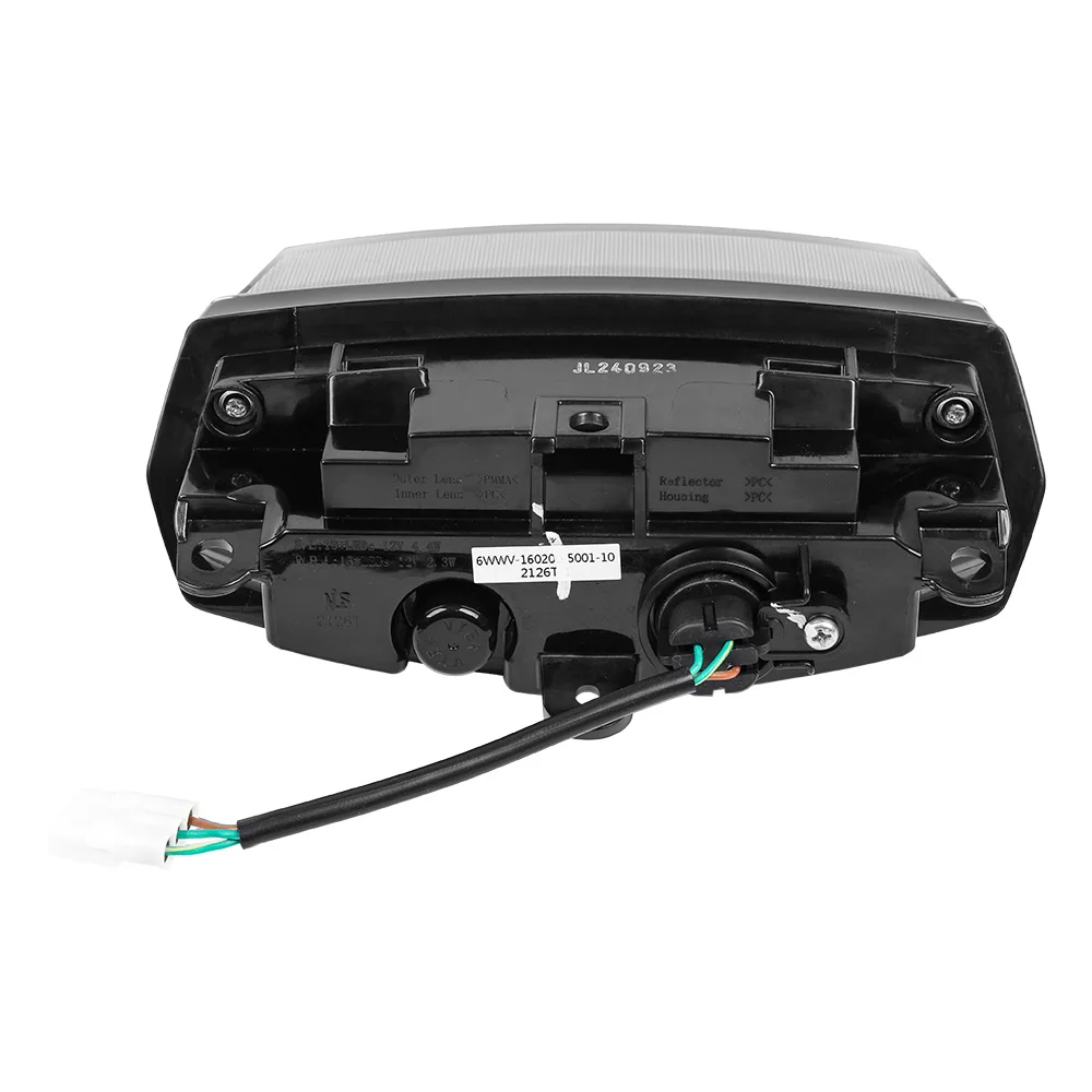 Feu Stop LED Moto 15 LED Rouge – Feu Arrière Frein Et Position Universel 12V – Ultra Visible Et Étanche