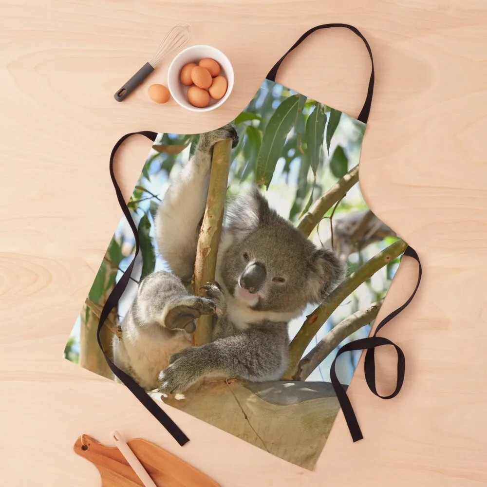 

Koala relaxing in a gum tree Apron women's work Women's Home Clothes Cooking Clothes Apron