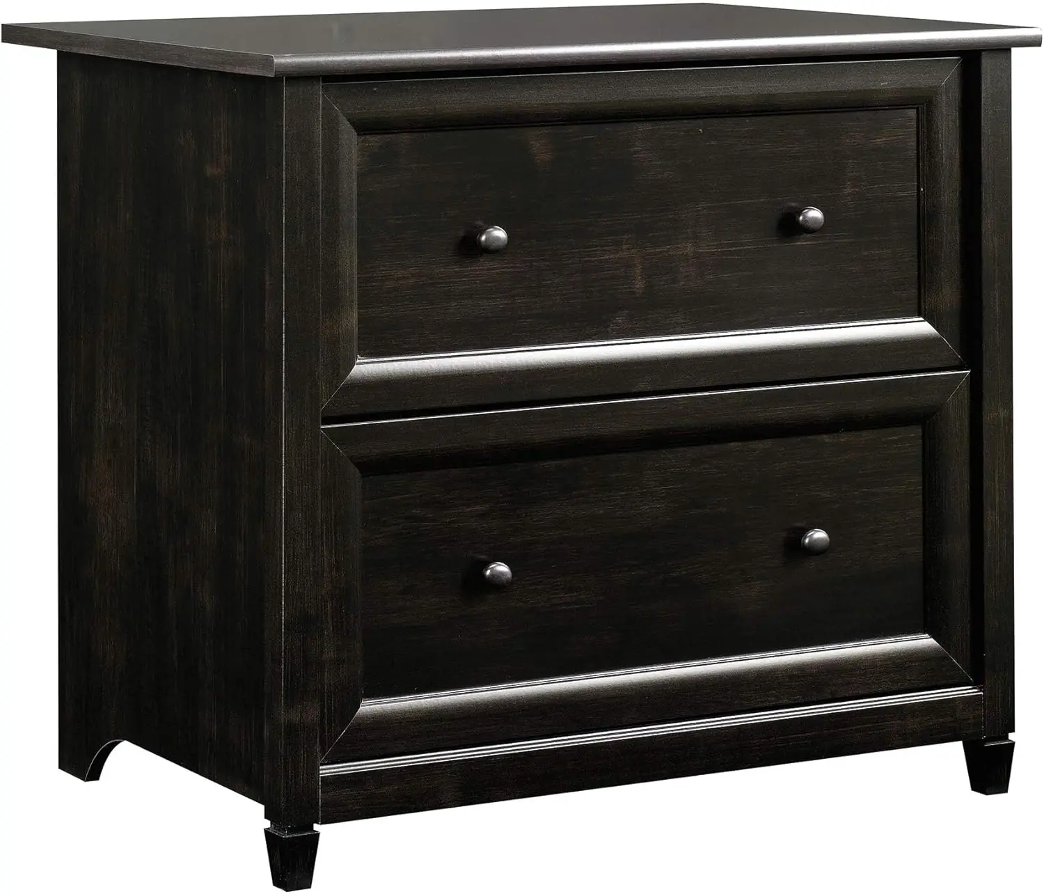 

2-Drawer Lateral File Cabinet, Office Storage in Estate Black Finish, Durable Metal Construction