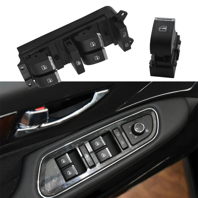 LHD Front Electric Power Window Lifter Switch For Hongqi H7 Master Power Window lifter switch 3746020-MH802A