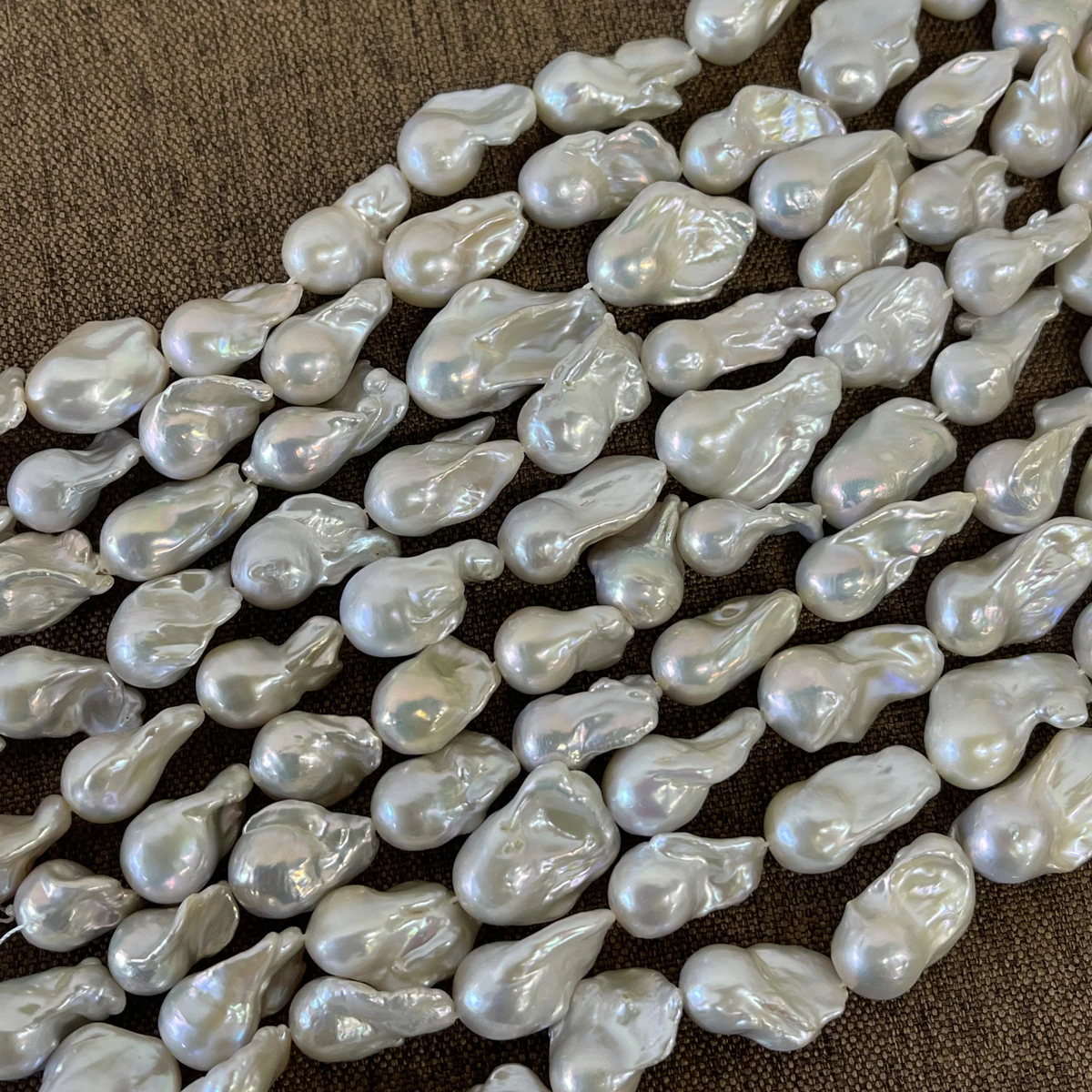 5A 14-19mm Tail Pearl Baroque Natural Freshwater Pearl Loose Beads for Jewelry Making Supplies DIY Necklace Earrings Accessories