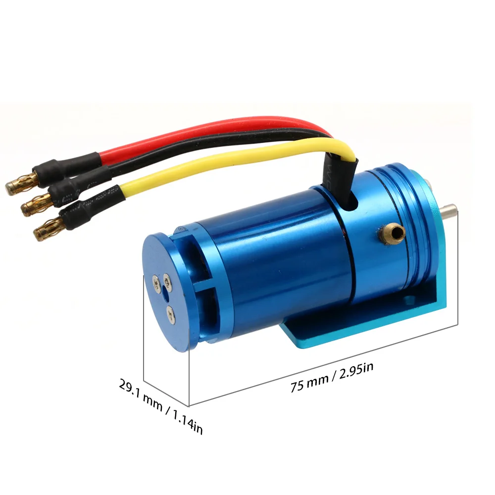 RC Brushless Power Drive 2862-2800KV 2-4S Water-cooling Motor and Flycolor 50A Water-Cooled ESC With 5.5V/5V BEC For RC Boat