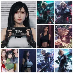 DIY Full Round Cartoon Game Final Fantasy 5D Diamond Mosaic Painting Cross Stitch Embroidery Tifa Lockhart Picture Decor Art