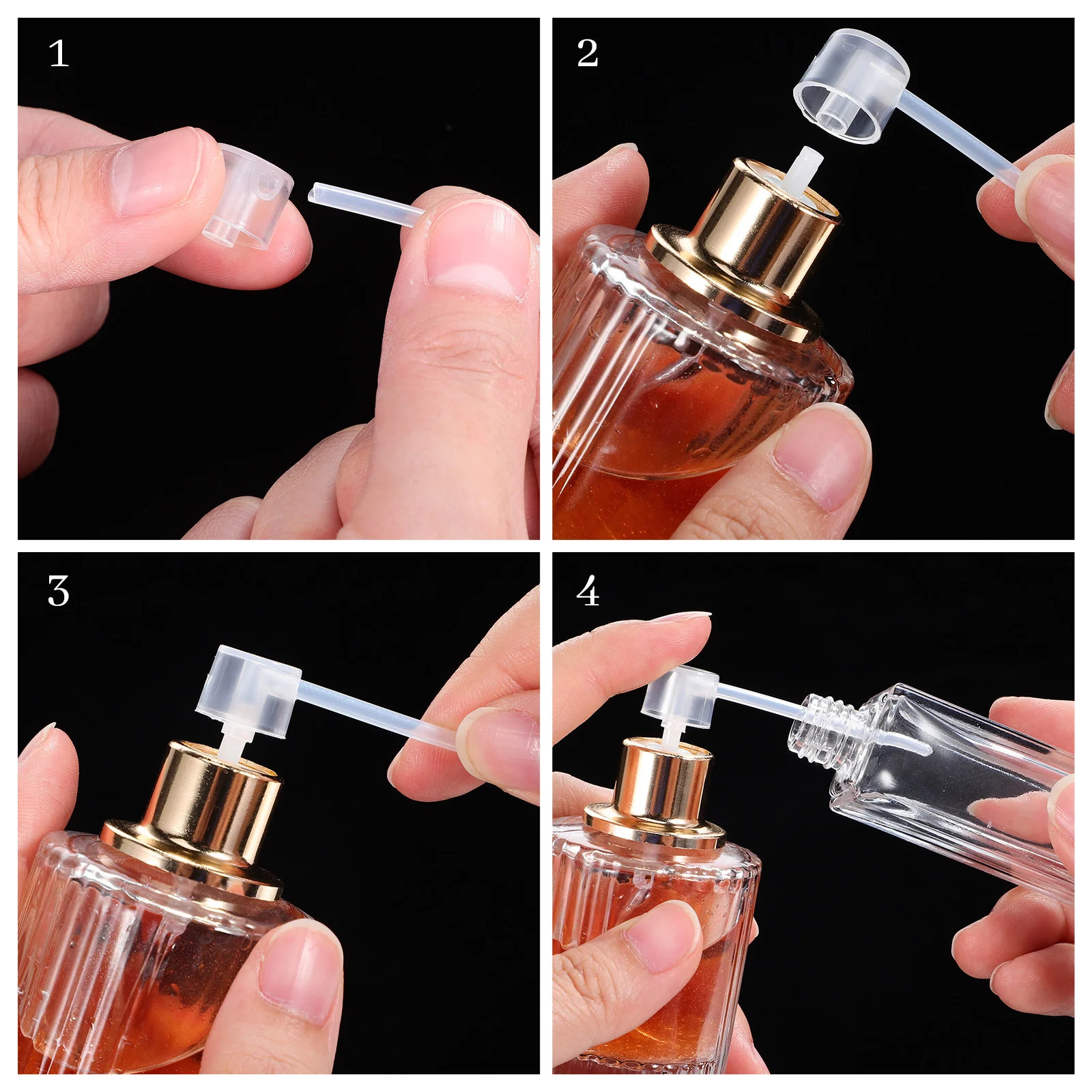 Bomba de transferencia de Perfume para botella, herramienta cosmética, pequeña, Universal