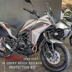 Kit de protección de pegatinas de resina epoxi 3D para motocicleta, accesorios para Moto Morini, X-CAPE, 2023, 650, 650, 650, 2022 X cape 2023