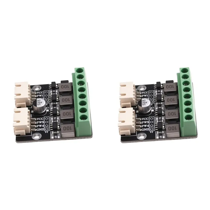 AC88-2X The PT4115 4-Channel 1-10 String LED Constant Current Driver Module Has Adjustable And Customizable Output Current