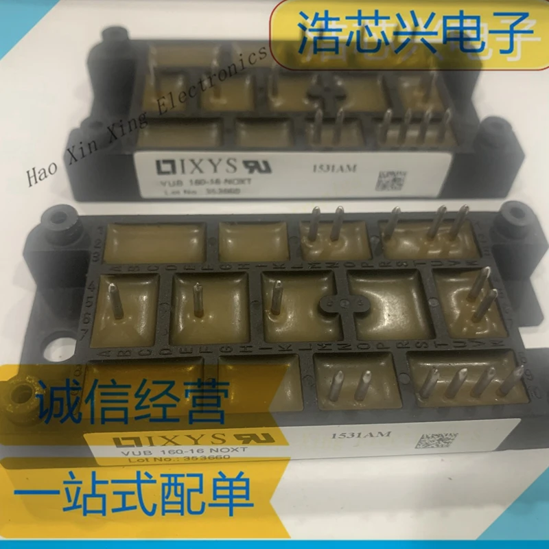 

1pcs VUB160-16NOXT Rectifier bridge module BRIDGE RECT 3P 1.6KV 180A V2-PAK IXYS